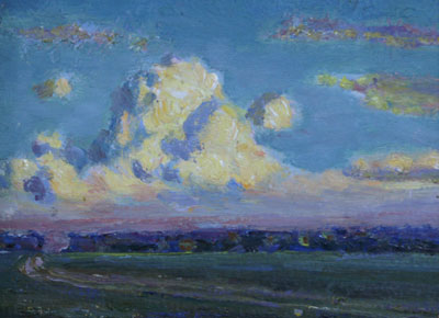Облако над полем